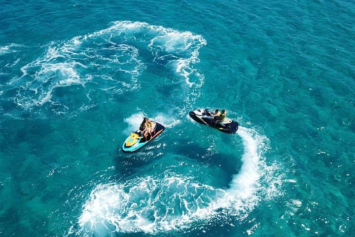 Experience the allure of Dubai's azure waters on a Jet Ski ride carving through waves and soaking up the sun for 30 unforgettable minutes of fun and adventure.
